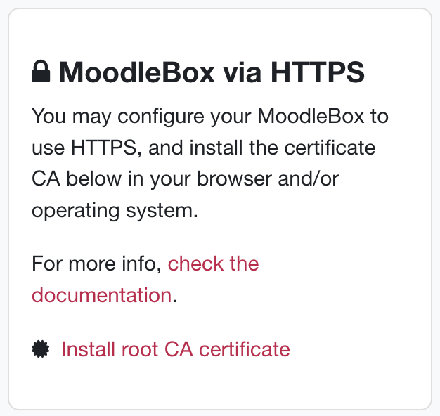 Download CA certificate